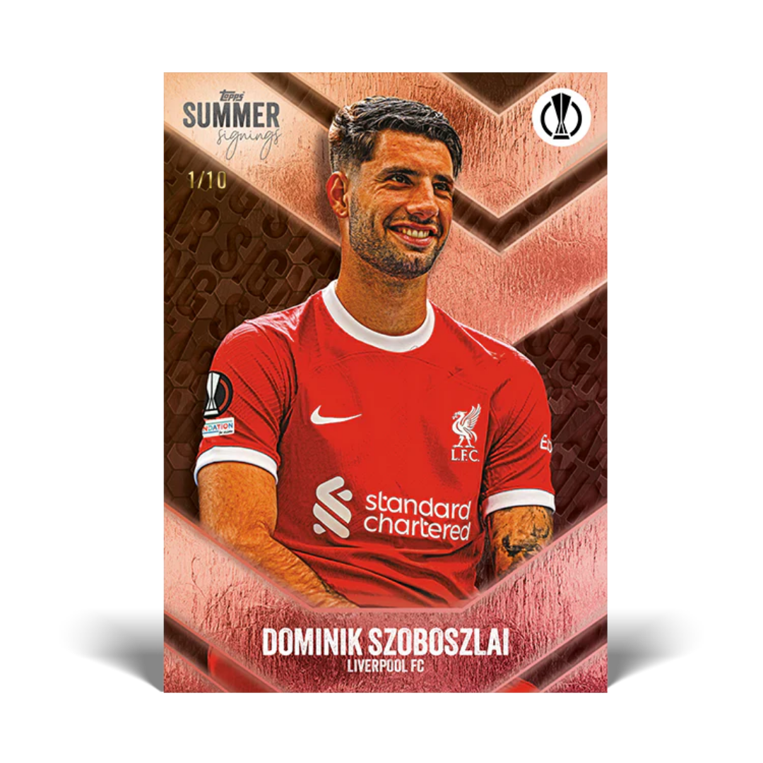 Topps UEFA Club Competitions Summer Signings 2023