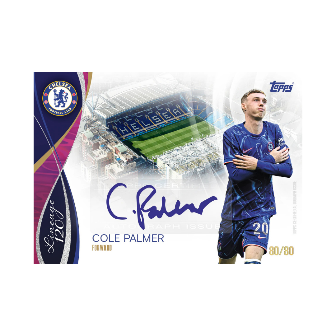 Topps Chelsea Lineage: 120 Years Anniversary Edition 24/25