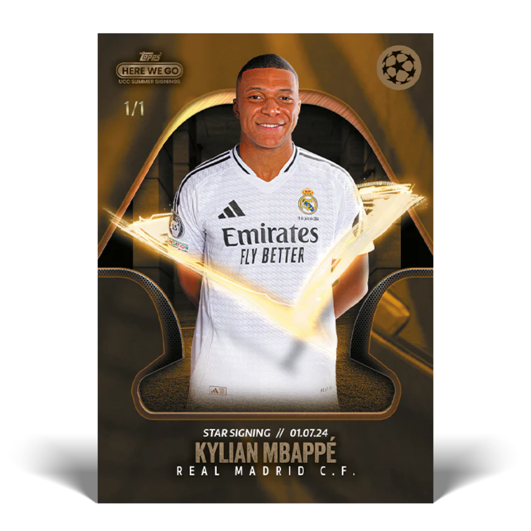 Topps UEFA Club Competitions Summer Signings 2024 by Fabrizio Romano: Here we go