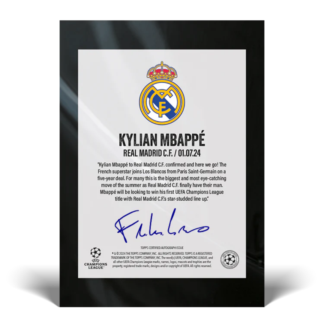 Topps UEFA Club Competitions Summer Signings 2024 by Fabrizio Romano: Here we go