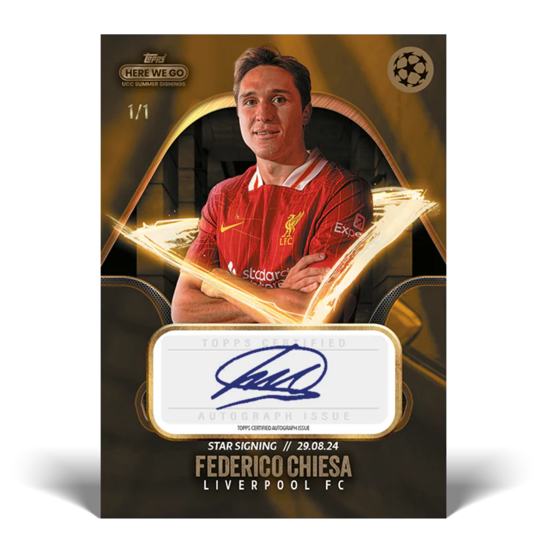 Topps UEFA Club Competitions Summer Signings 2024 by Fabrizio Romano: Here we go