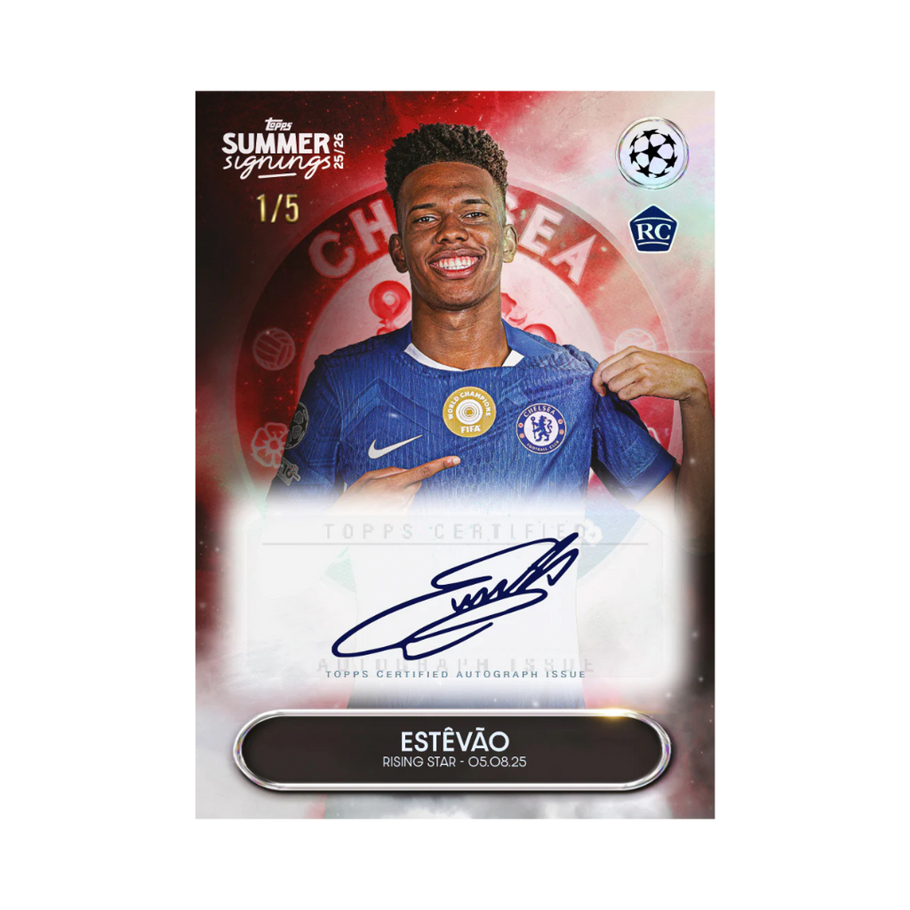 Topps UEFA Club Competitions Summer Signings 2025