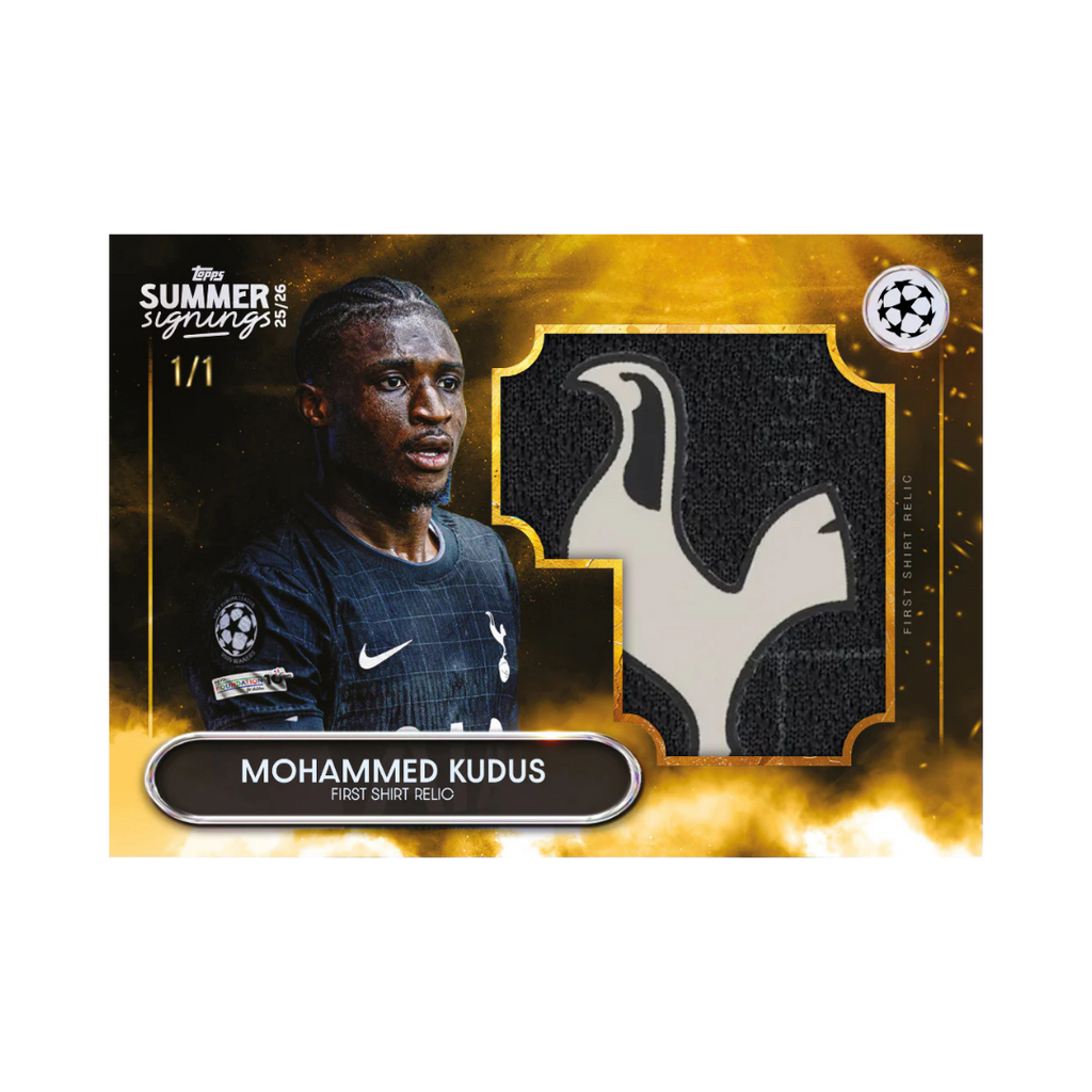 Topps UEFA Club Competitions Summer Signings 2025