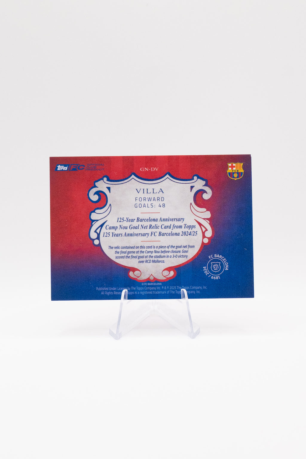 David Villa Relic 99/99